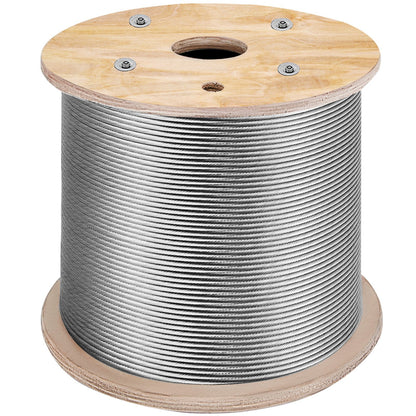Marine Grade 316 Stainless Steel Cable - 4.8mm x 305m for Deck & Railings