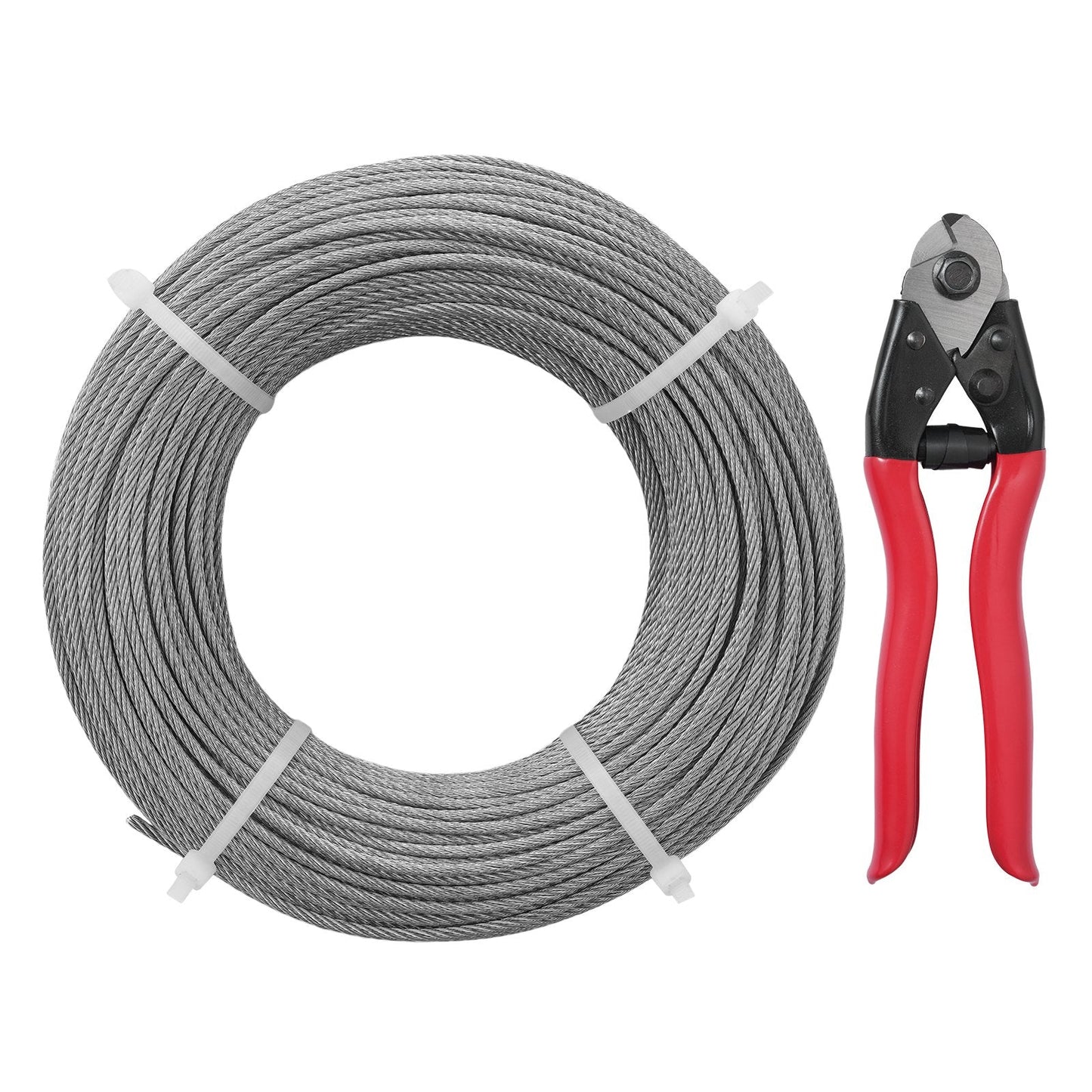 Stainless Steel 316 Wire Rope with Cutter, 91.5m for Deck Railing & Fencing