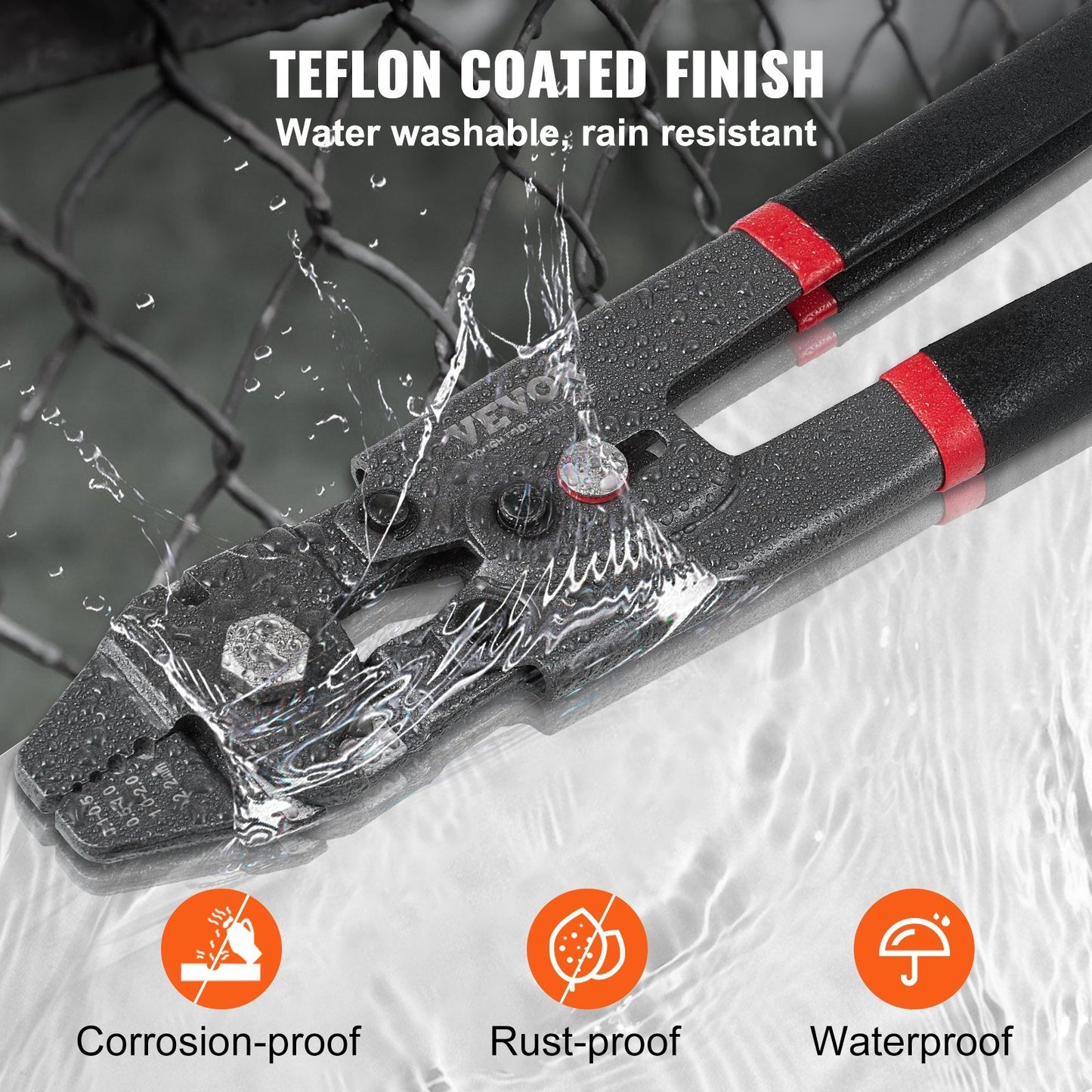 2.2mm Wire Rope Crimping Tool Kit with Cutter & 160 Aluminum Buckles