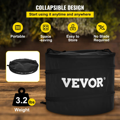 VEVOR Dry Trimmer Hand-held Trim Bag w/ Scissors Ratchet Hangers Bags Zip Ties