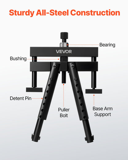 Universal Cylinder Liner Puller Assembly, Used for Mack Cummins Cat on Wet Liner from 98.43 mm to 158.75 mm Bore, Diesel Engine Cylinder Liner Removal Tool, Replace PT-6400-C, M50010-B, 3376015