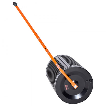 Compost Spreader 24 in Peat Moss Spreader with T-Shaped Handle for Yard