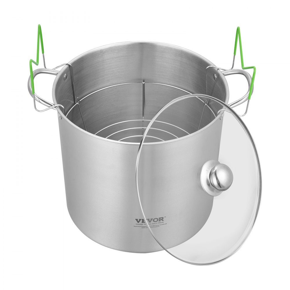VEVOR Canning Supplies Starter Kit 9 PCS Stainless Steel Water Bath Canning Set