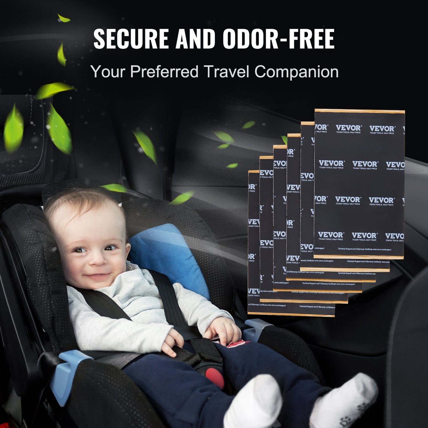 VEVOR Car Sound Deadening Mat, 200 mil 2.3sq.m Car Sound Dampening Material, Butyl