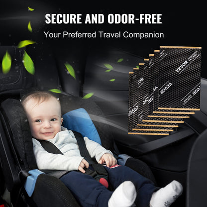 VEVOR Car Sound Deadening Mat, 80 mil 0.9sq.m Car Sound Dampening Material, Butyl
