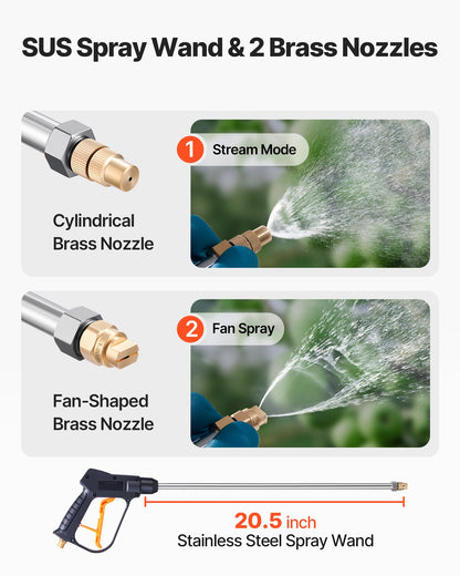 Industrial Sprayer, 17L Large Capacity, Stainless Steel Concrete Sprayer with Ergonomic Handle & Removable Cart, 1.2 m & 3 m Hose, Concrete Sealer Sprayers for Form Oils Construction