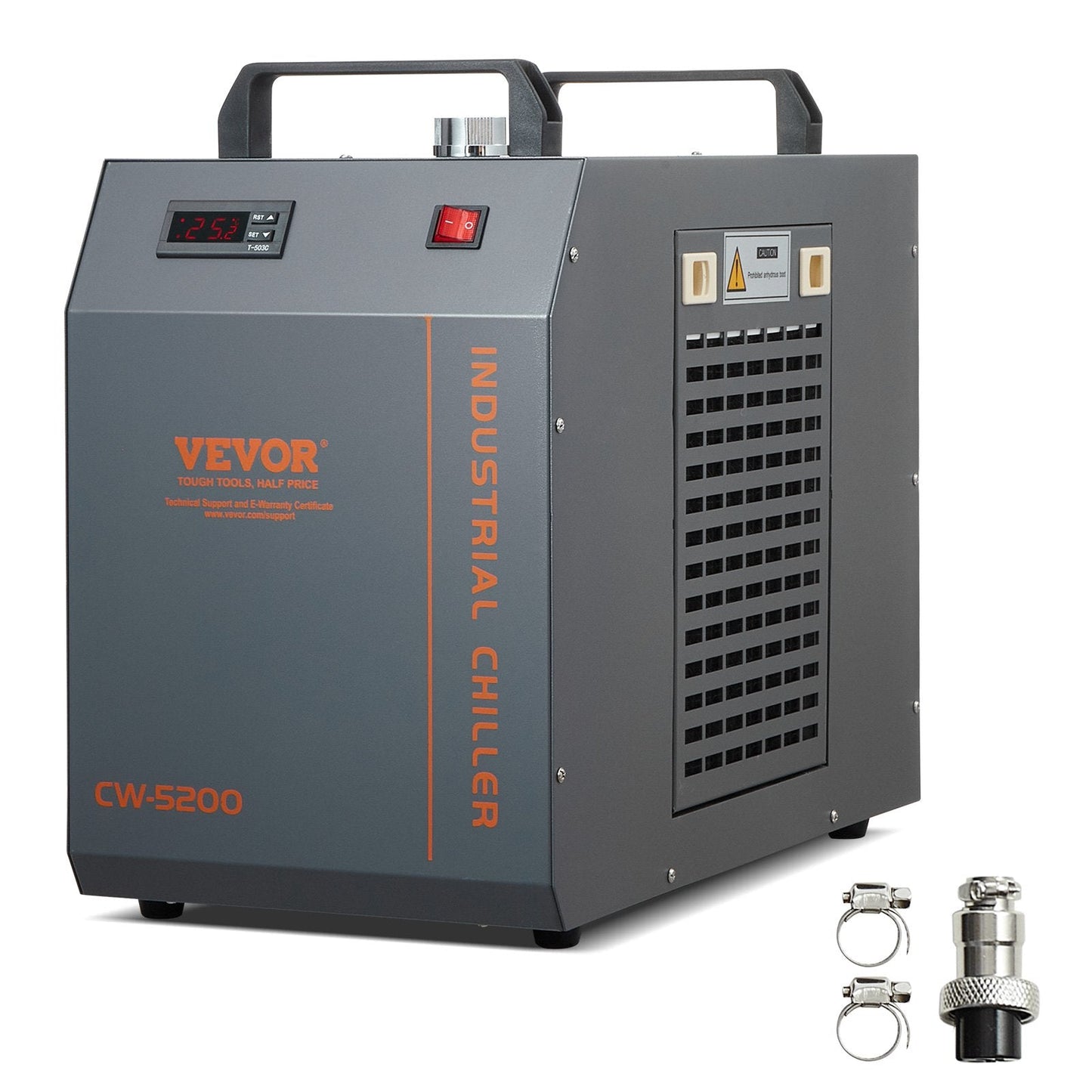 Industrial Water Cooler with Built-in Compressor, 7L Tank, 1450W Cooling Capacity