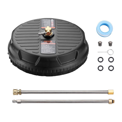 Universal 0.38m Pressure Washer Surface Cleaner with Dual Nozzle Design, 4000 PSI