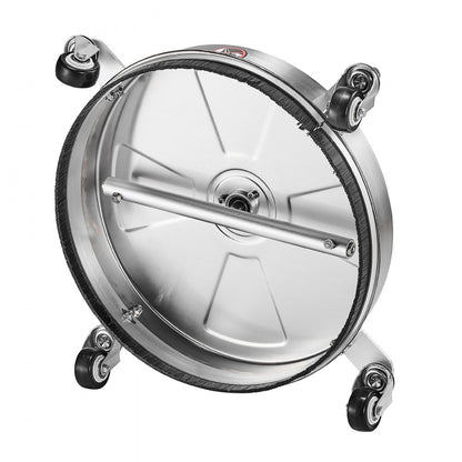 VEVOR 16.5" Pressure Washer Surface Cleaner 4 Wheels Stainless Steel 4000 Max PSI