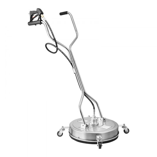 VEVOR 20" Pressure Washer Surface Cleaner 4 Wheels Dual Handle 4000 Max PSI