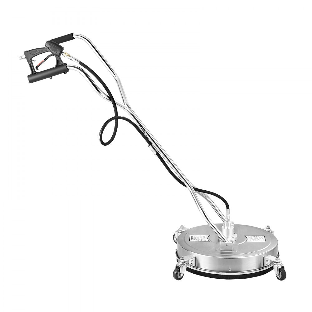 VEVOR 20" Pressure Washer Surface Cleaner 4 Wheels Dual Handle 4000 Max PSI