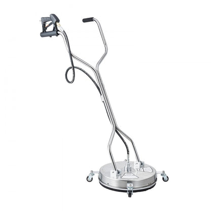VEVOR 18" Pressure Washer Surface Cleaner 4 Wheels Dual Handle 4000 Max PSI