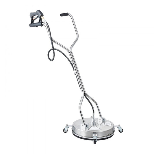 VEVOR 18" Pressure Washer Surface Cleaner 4 Wheels Dual Handle 4000 Max PSI