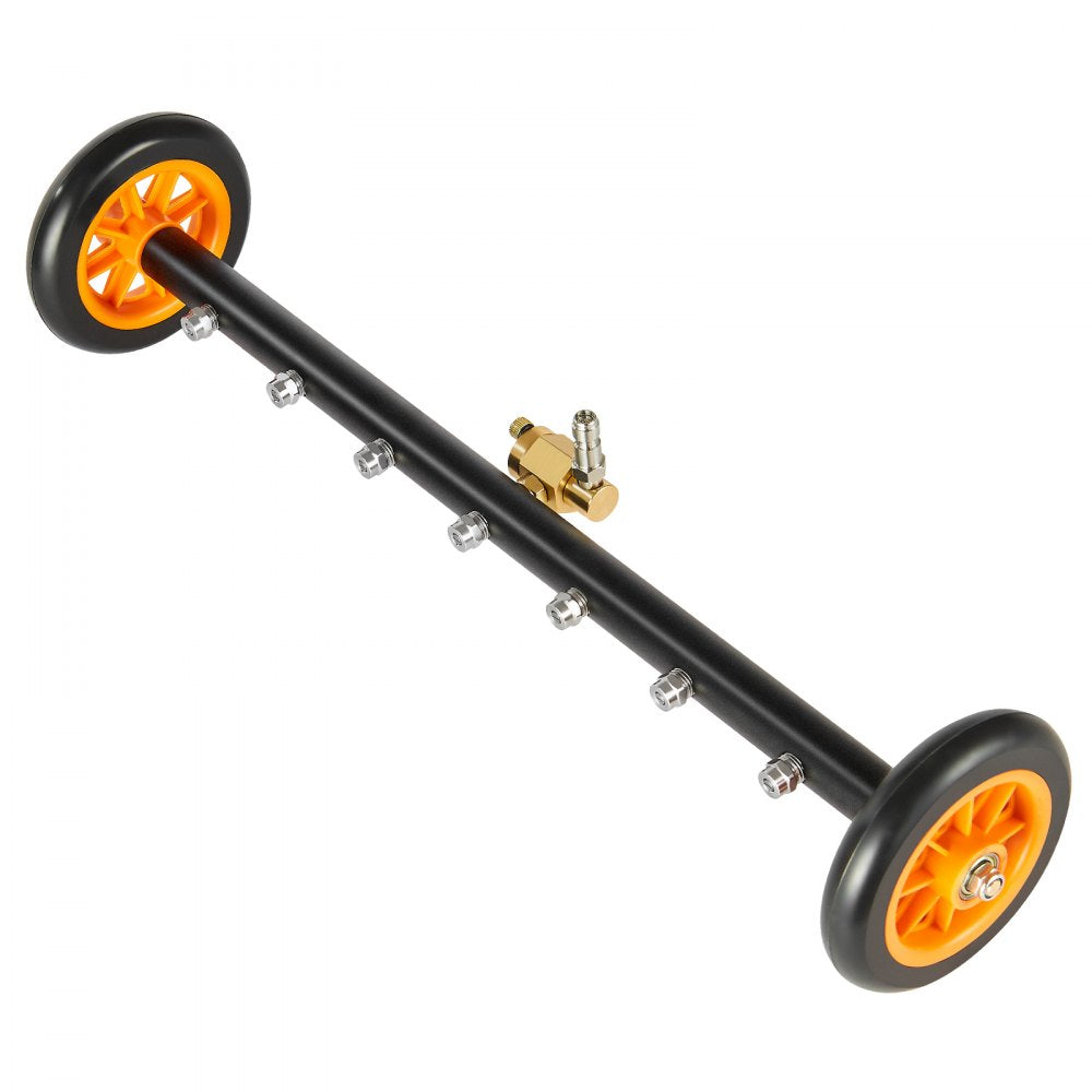 VEVOR 24" Pressure Washer Undercarriage Cleaner with 2 Wheels 2 Extended Wands