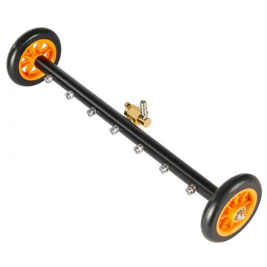 VEVOR 24" Pressure Washer Undercarriage Cleaner with 2 Wheels 2 Extended Wands