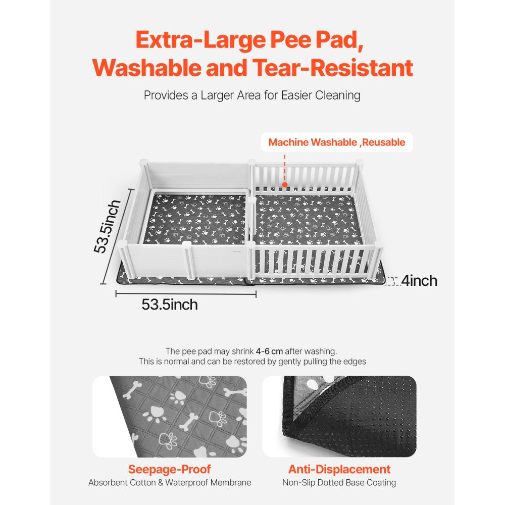 Dog Whelping Box 2370 x 1230 x 460 mm 2-Room Layout for Extra Large Dogs