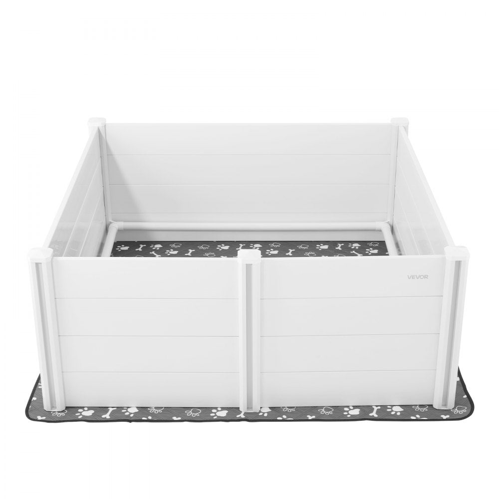 Dog Whelping Box 152x152x61 cm Door Height Adjustable for Extra Large Dogs