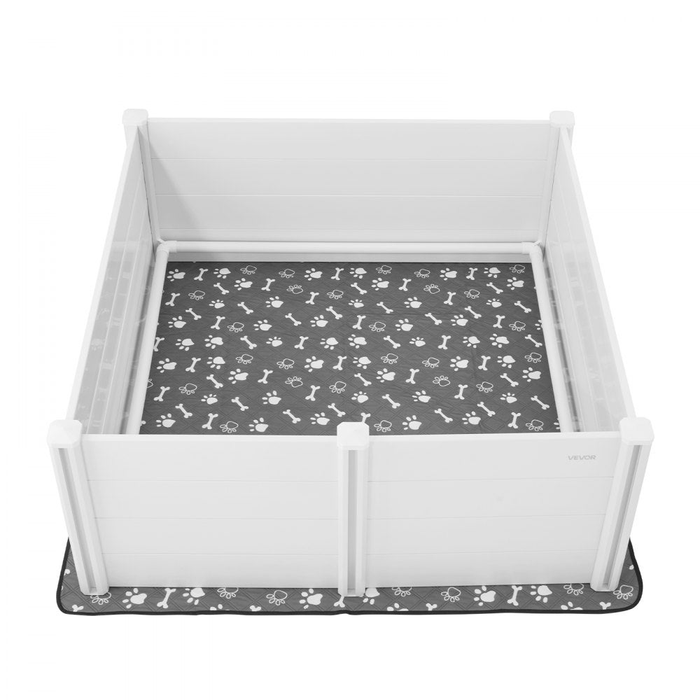 Dog Whelping Box 152x152x61 cm Door Height Adjustable for Extra Large Dogs