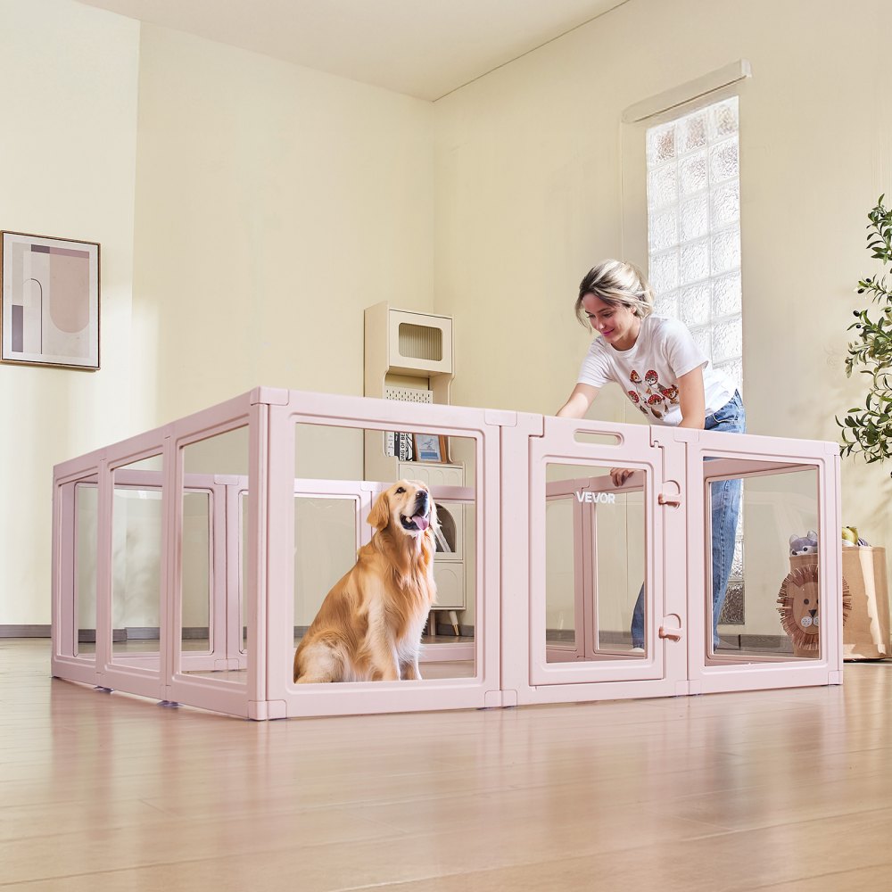 Whelping Pen Box for X-Large Dogs with Window Transparent 1.54x1.5x0.6 m