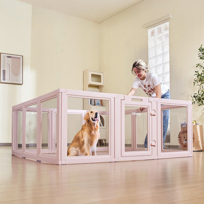 Whelping Pen Box for X-Large Dogs with Window Transparent 1.54x1.5x0.6 m
