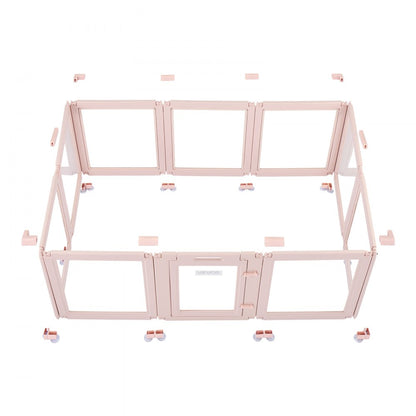 Dog Whelping Pen Box with Window Transparent for Medium Dogs 1.54x1x0.6 m