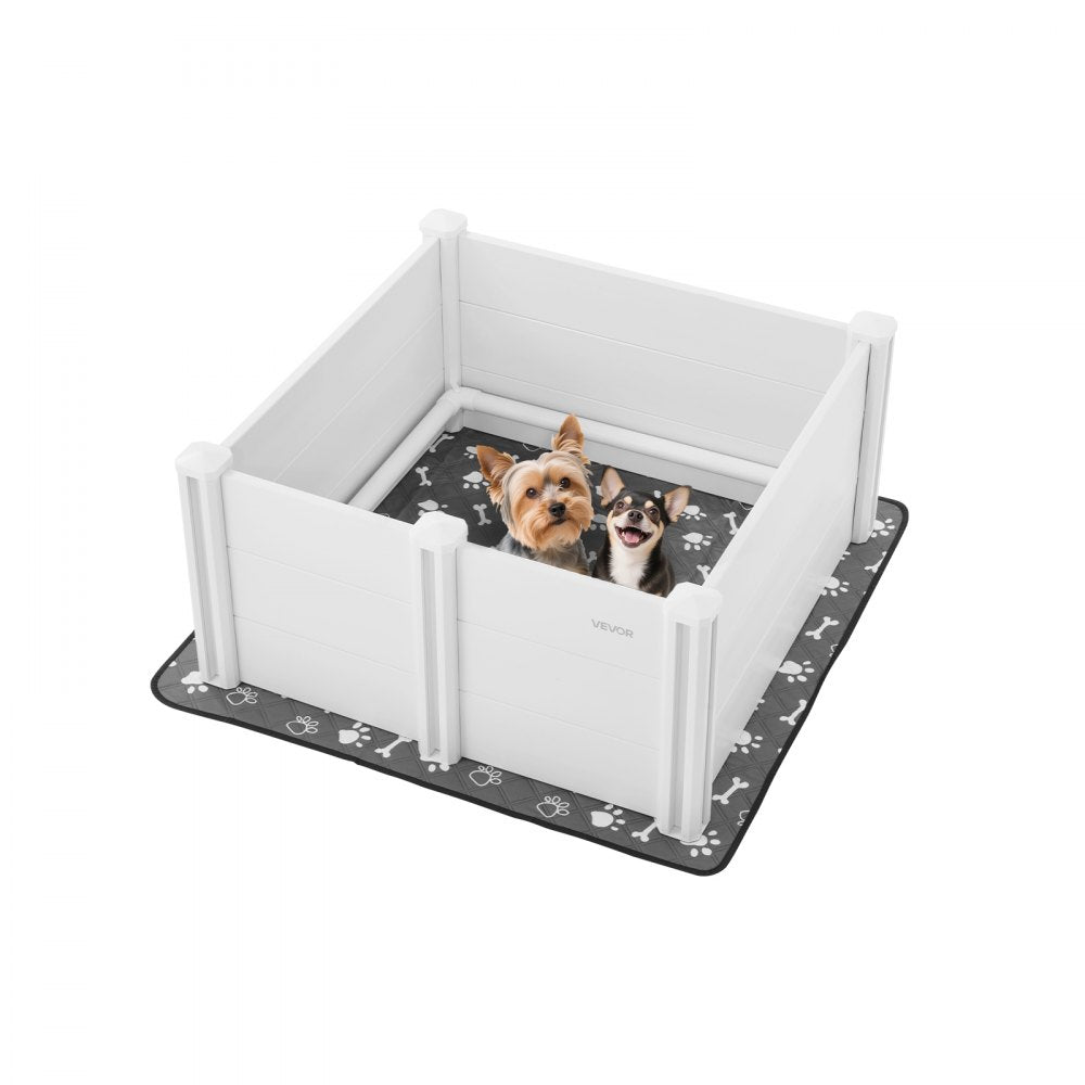 Dog Whelping Box 980 x 980 x 460 mm Door Height Adjustable for Medium Dog