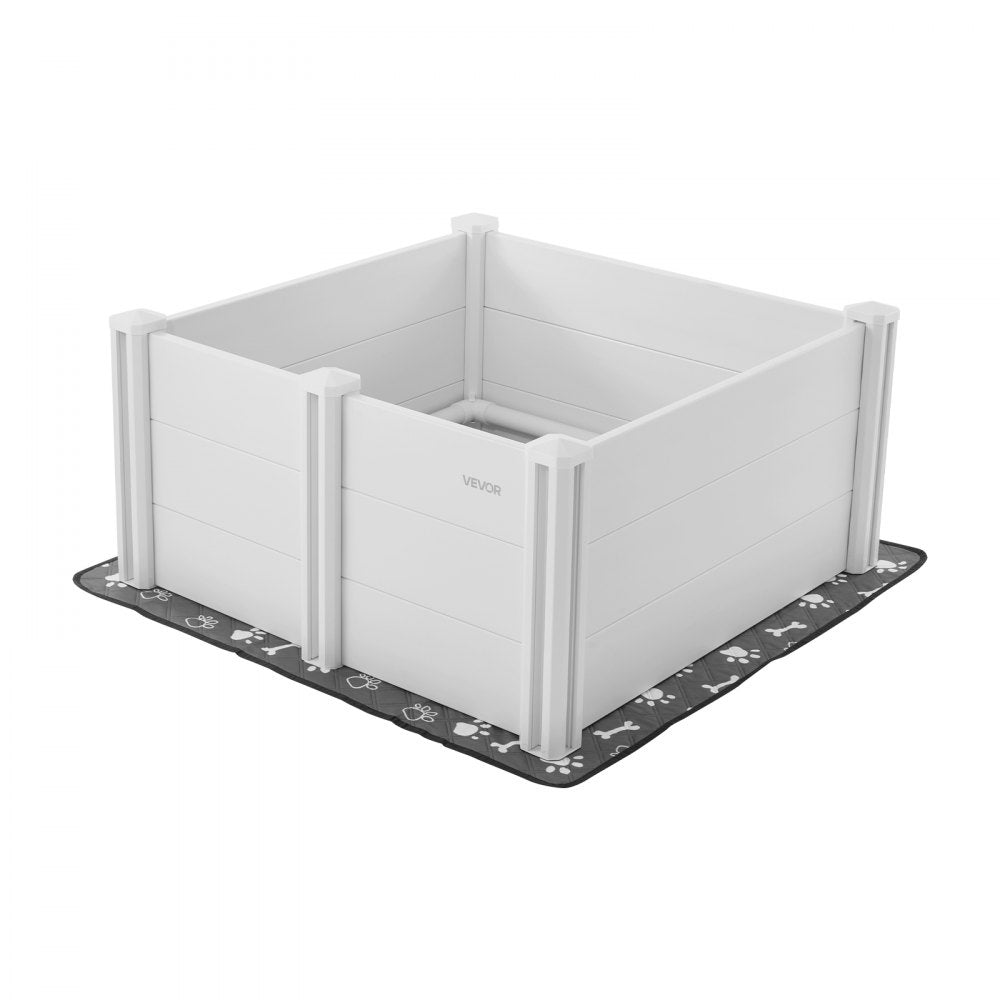 Dog Whelping Box 980 x 980 x 460 mm Door Height Adjustable for Medium Dog