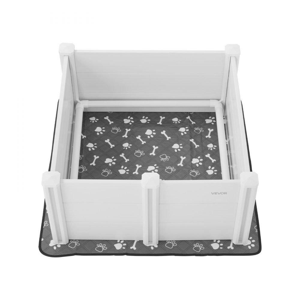 Dog Whelping Box 980 x 980 x 460 mm Door Height Adjustable for Medium Dog