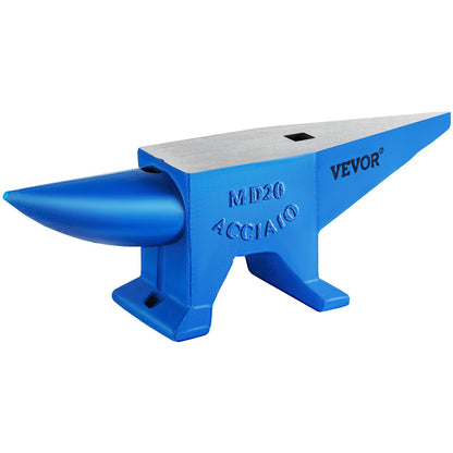 VEVOR Single Horn Anvil 44Lbs Steel Anvil Blacksmith for Sale Forge Tools and Equipment