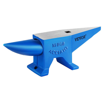 Durable 50 kg Cast Steel Anvil with Hardy & Round Hole for Metal Work