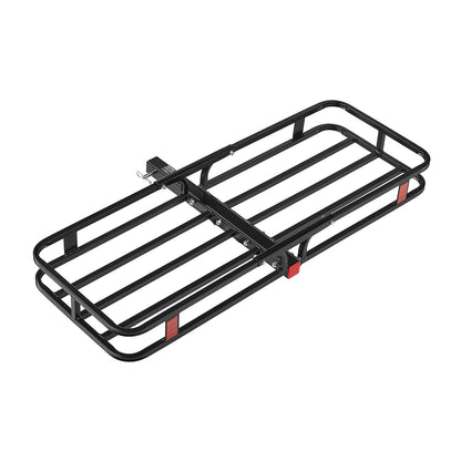 53" x 19" x 5", Hitch Cargo Carrier, 500 lbs Capacity Hitch Cargo Carrier with Hitch Stabilizer & Ratchet Straps, Hitch Mount Cargo Carrier with Cargo Net with Hook, Fit for SUVs