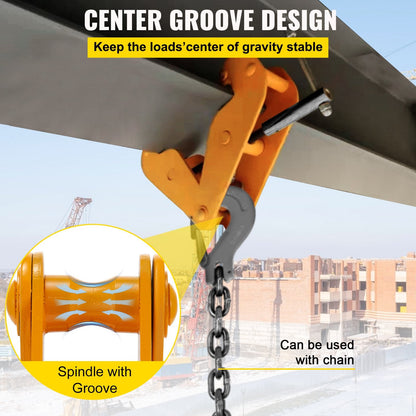 1 Ton Capacity Heavy Duty Steel Beam Clamp, 0.075-0.22 Meter Opening Range