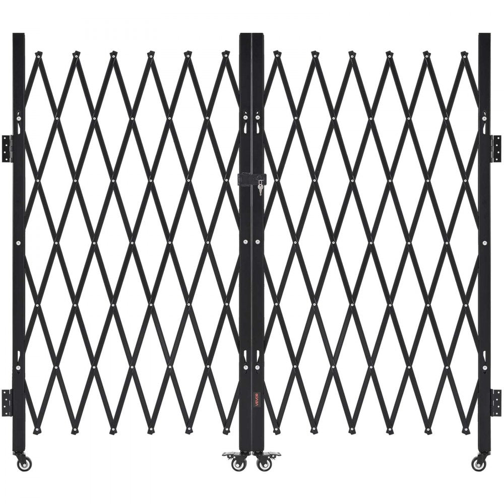 Double Folding Security Gate Lockable Scissor Gate 3200 x 1605 mm(WxH)