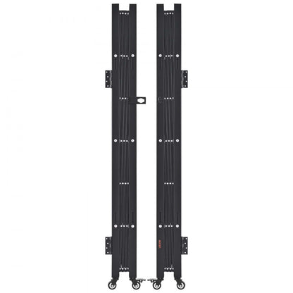 Double Folding Security Gate Lockable Scissor Gate 3200 x 1605 mm(WxH)
