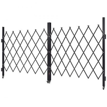 Double Folding Security Gate Lockable Scissor Gate 3200 x 1605 mm(WxH)