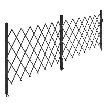 Double Folding Security Gate Lockable Scissor Gate 3700 x 1605 mm(WxH)