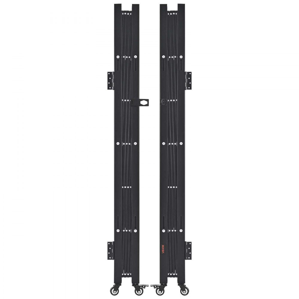Double Folding Security Gate Lockable Scissor Gate 3700 x 1605 mm(WxH)