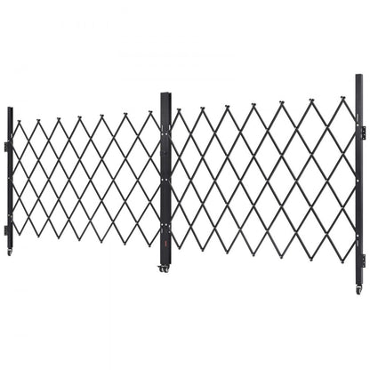 Double Folding Security Gate Lockable Scissor Gate 3700 x 1605 mm(WxH)