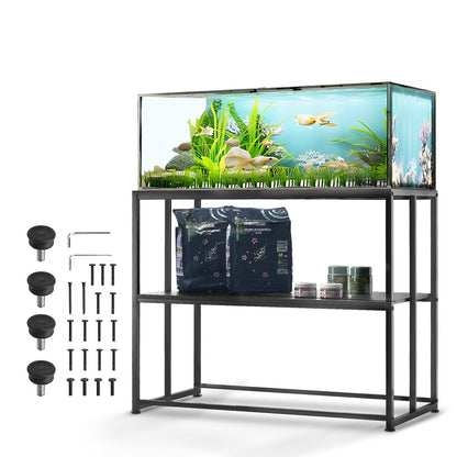 VEVOR Aquarium Stand, 40 Gallon Fish Tank Stand, 36.5 x 18.5 x 29.5 in Steel Turtle