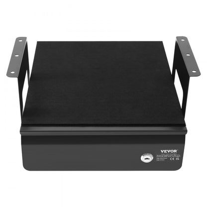 VEVOR 33 cm Lockable Under Desk Drawer Organizer Slide-out Drawer Home Office