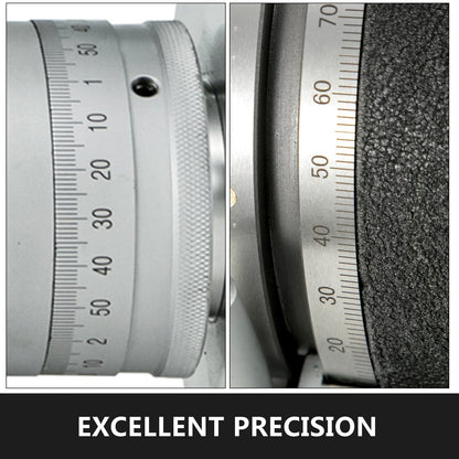 Rotary Table 0.2m Tilting MT-3, 4 Slot, Precision HT200 Casting Design
