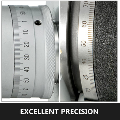 VEVOR Rotary Table 8" 200mm tilting MT-3 4 Slot Excellent High Quality Precision