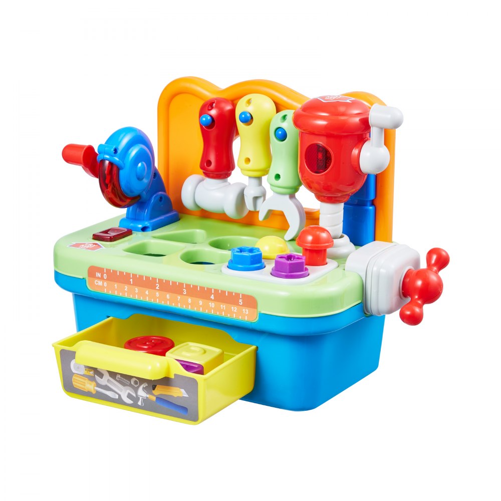 VEVOR Musical Workbench for Toddler 2 Years+ Toy Musical Learning Workbench