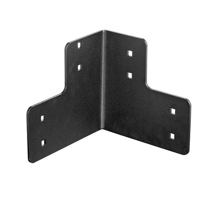 Workbench Corner Bracket Kit, 6.50 x 6.50 x 6.50 inch / 165 x 165 x 165 mm, 2204lbs/1000kg Load Capacity, Heavy Duty Sturdy Steel Angle Brackets with Screws, for Desk Shop Table Platform, 8 Pcs