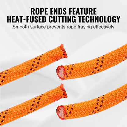 VEVOR Double Braided Polyester Rope, 12.7 mm x 67.06 m, 48 Strands, 35.58kN Breaking