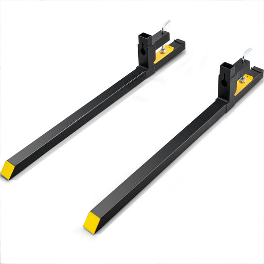 VEVOR Clamp on Pallet Forks 2000lbs Tractor Forks 60" Heavy Duty Bucket Forks