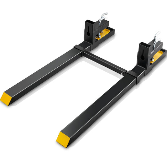 VEVOR Pallet Forks, 4000 lbs Clamp on Pallet Forks, 60" Total Length Heavy Duty