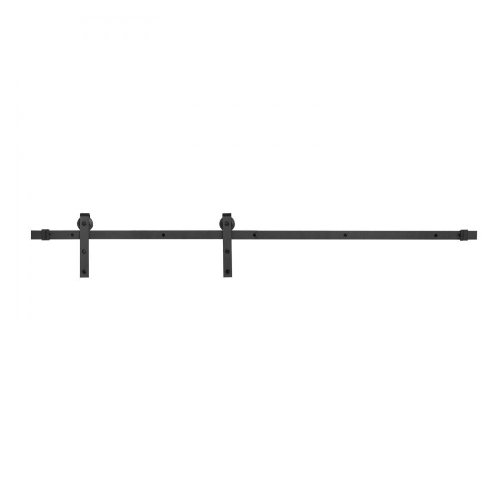 1830 mm Sliding Barn Door Hardware Kit for Single Sliding Barn Door Black