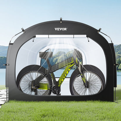 VEVOR Outdoor Bike Storage Tent Spacious Waterproof Bike Tent for 5 Bikes