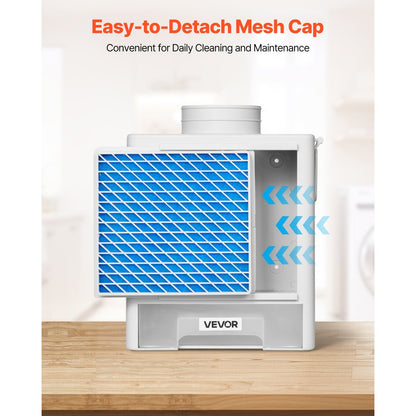 3 in 1 Indoor Dryer Vent Kit with Water Drawer Fits 99 mm Exhaust Port